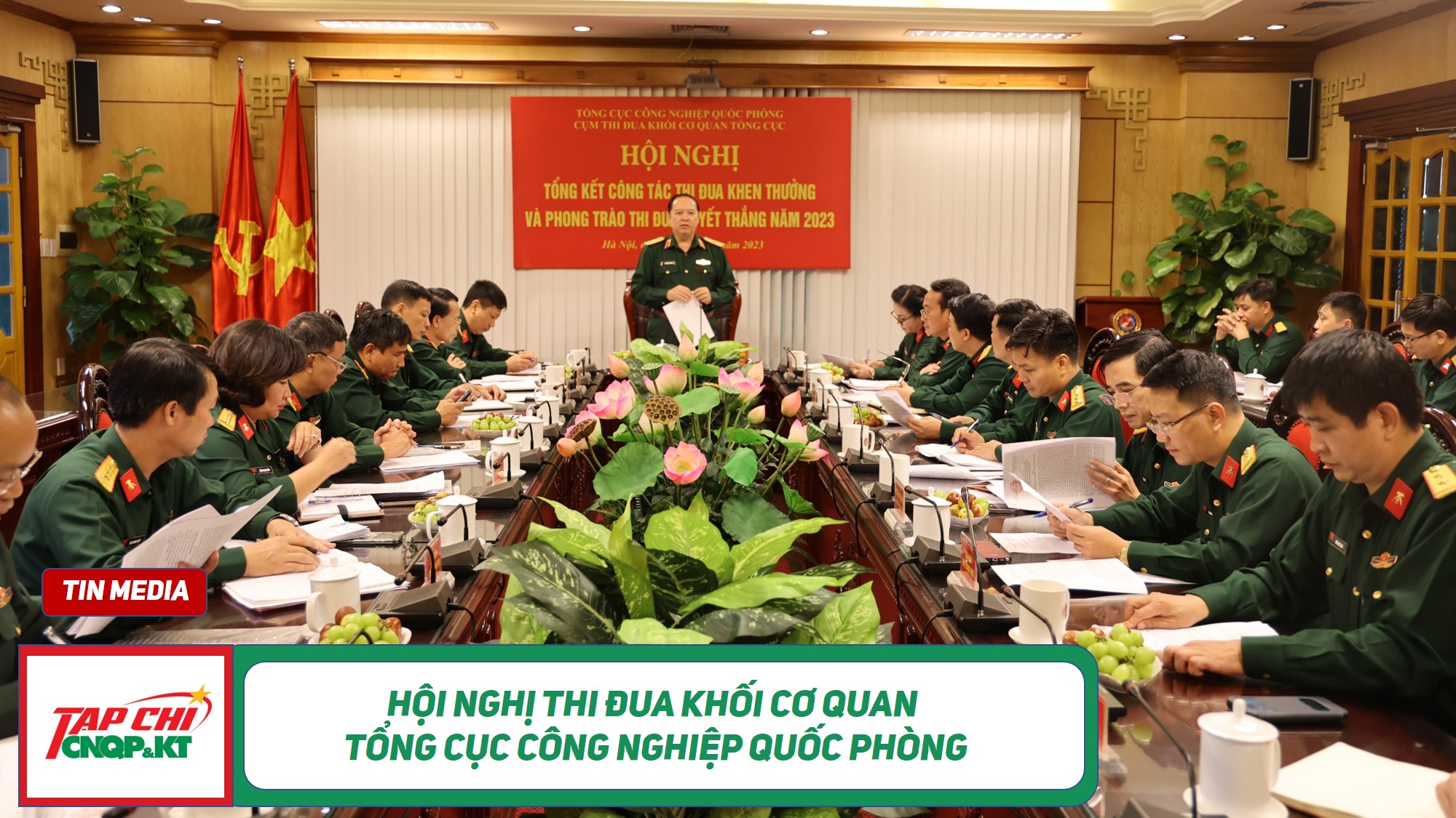 MEDIA - Hội nghị thi đua khối cơ quan Tổng cục công nghiệp quốc phòng