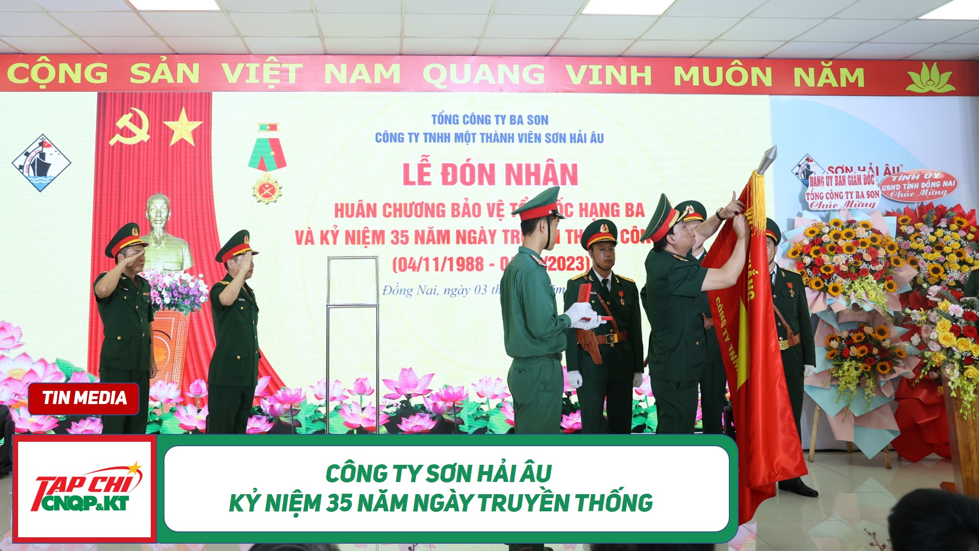 MEDIA - Công ty Sơn Hải Âu kỷ niệm 35 năm Ngày truyền thống