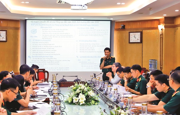 Chuyển đổi số, xây dựng Chính phủ điện tử - Xu thế tất yếu ở Tổng cục Công nghiệp quốc phòng