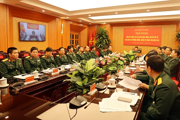 Bộ Quốc phòng đẩy mạnh công tác cải cách hành chính, chuyển đổi số