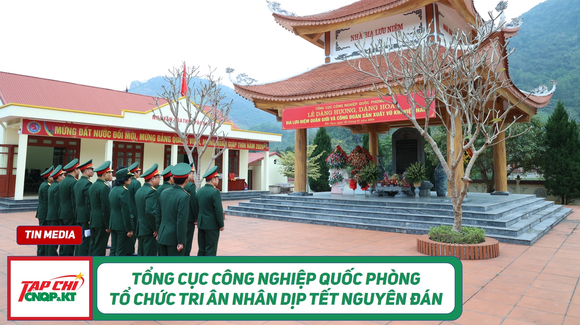 MEDIA - Tổng cục Công nghiệp quốc phòng tổ chức tri ân nhân dịp Tết Nguyên đán