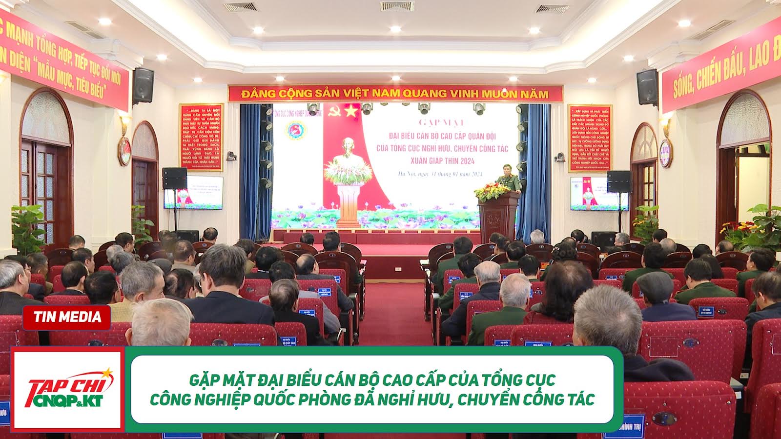MEDIA - Gặp mặt đại biểu cán bộ cao cấp của Tổng cục Công nghiệp quốc phòng đã nghỉ hưu, chuyển công tác