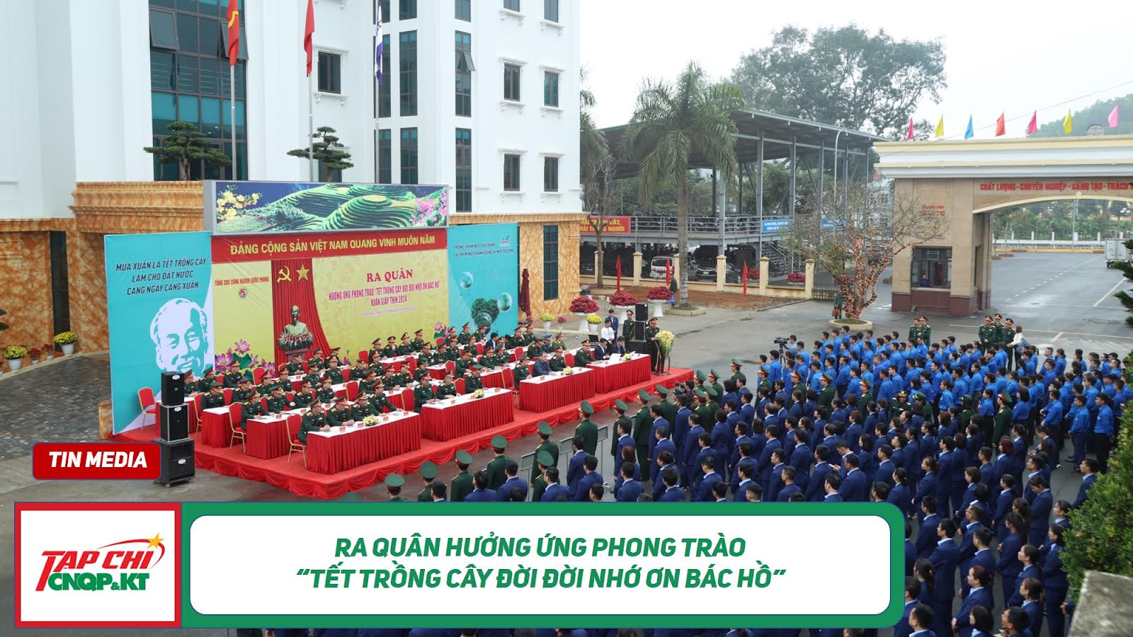 MEDIA - Ra quân hưởng ứng phong trào “Tết trồng cây đời đời nhớ ơn Bác Hồ”