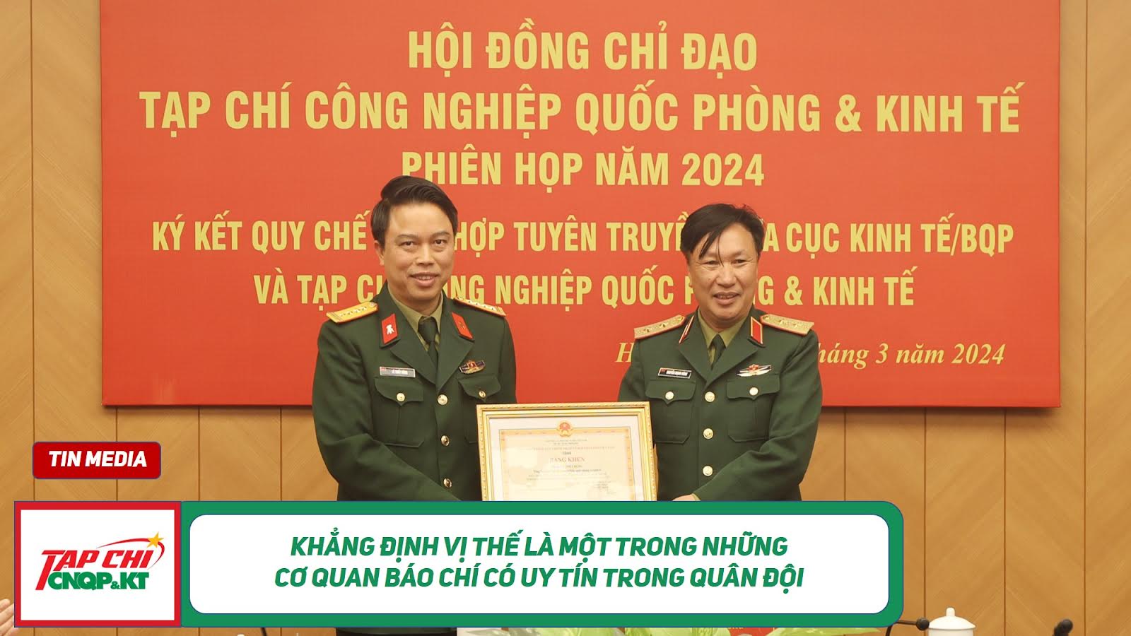 MEDIA - Khẳng định vị thế là một trong những cơ quan báo chí có uy tín trong Quân đội