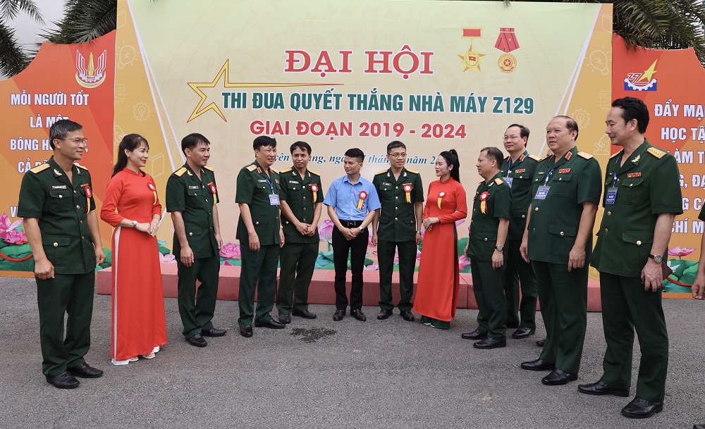 Nhà máy Z129 tổ chức thành công Đại hội thi đua Quyết thắng giai đoạn 2019-2024