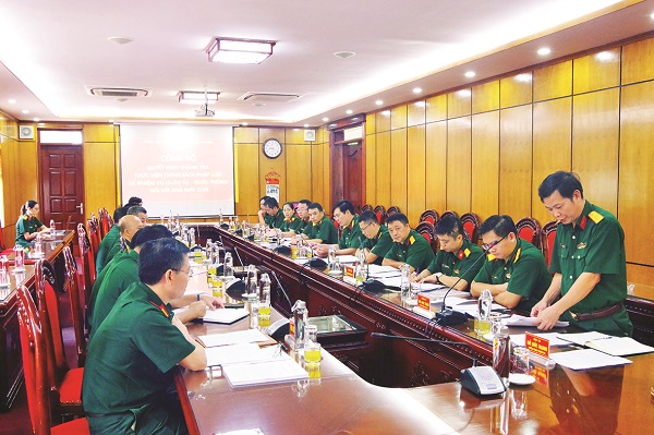 Công tác thanh tra góp phần xây dựng Tổng cục Công nghiệp quốc phòng hoạt động hiệu lực, hiệu quả