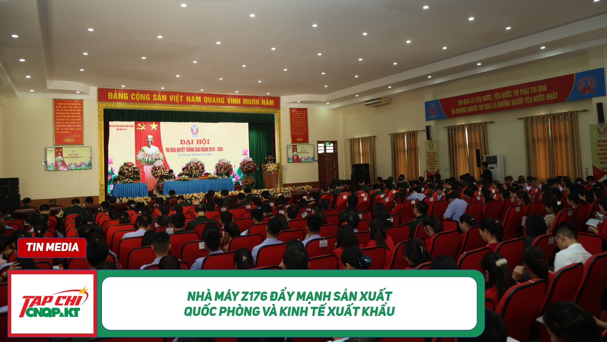 MEDIA - Nhà máy Z176 đẩy mạnh sản xuất quốc phòng và kinh tế xuất khẩu