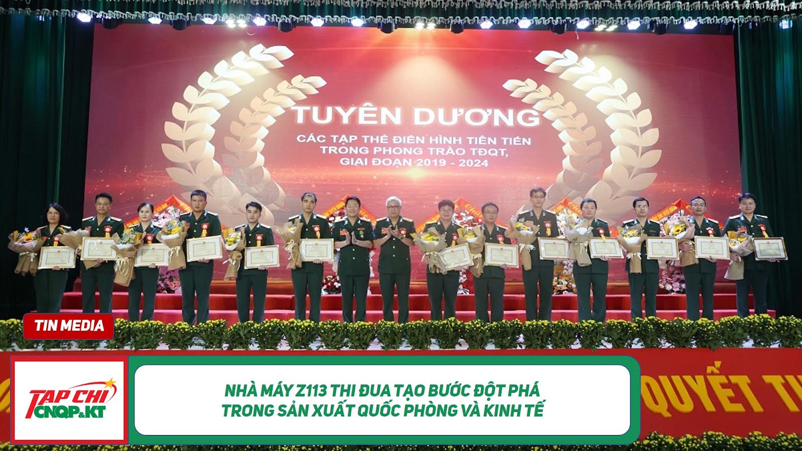 MEDIA - Nhà máy Z113 thi đua tạo bước đột phá trong sản xuất quốc phòng và kinh tế