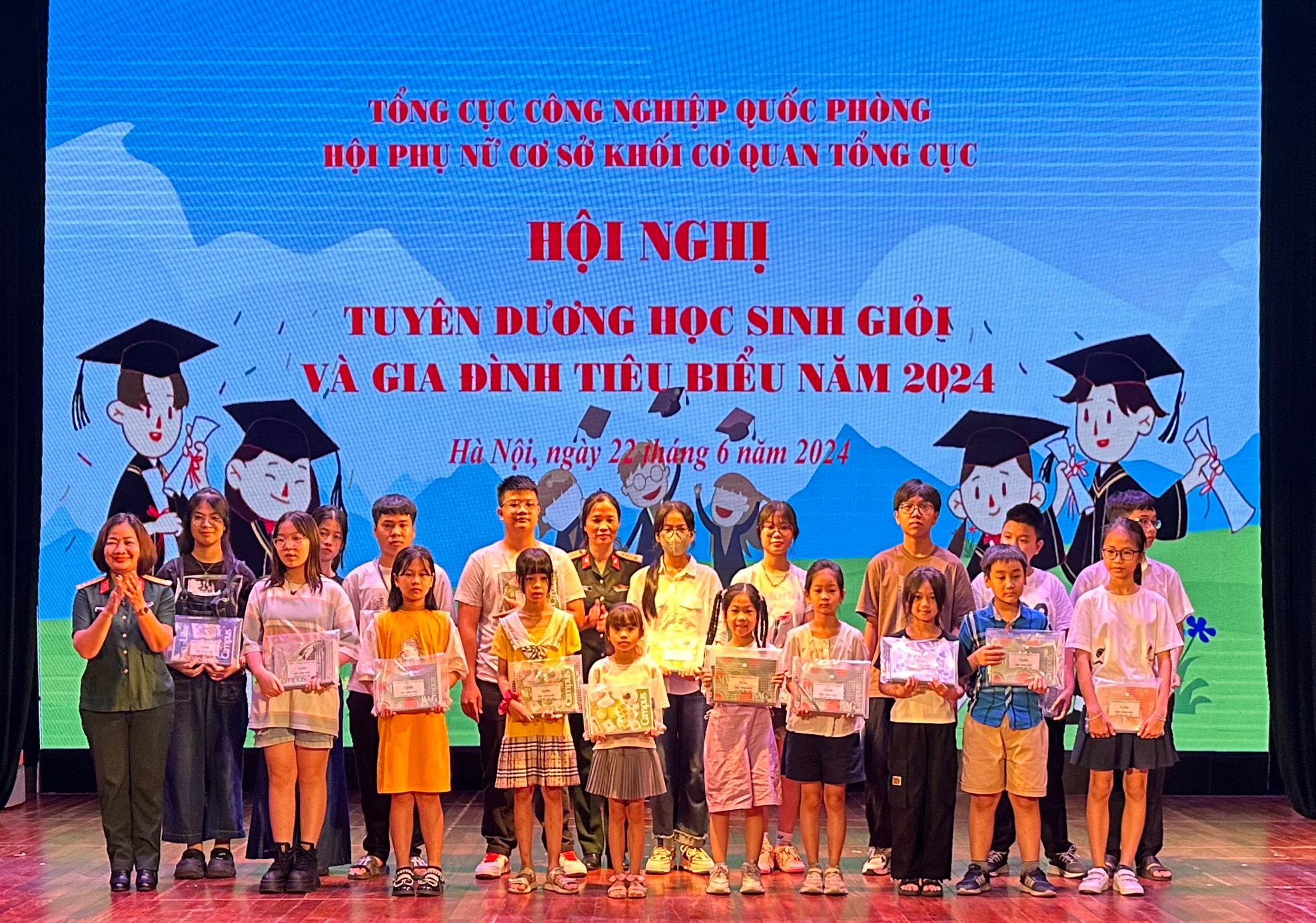 375 cháu đạt danh hiệu học sinh giỏi năm học 2023-2024