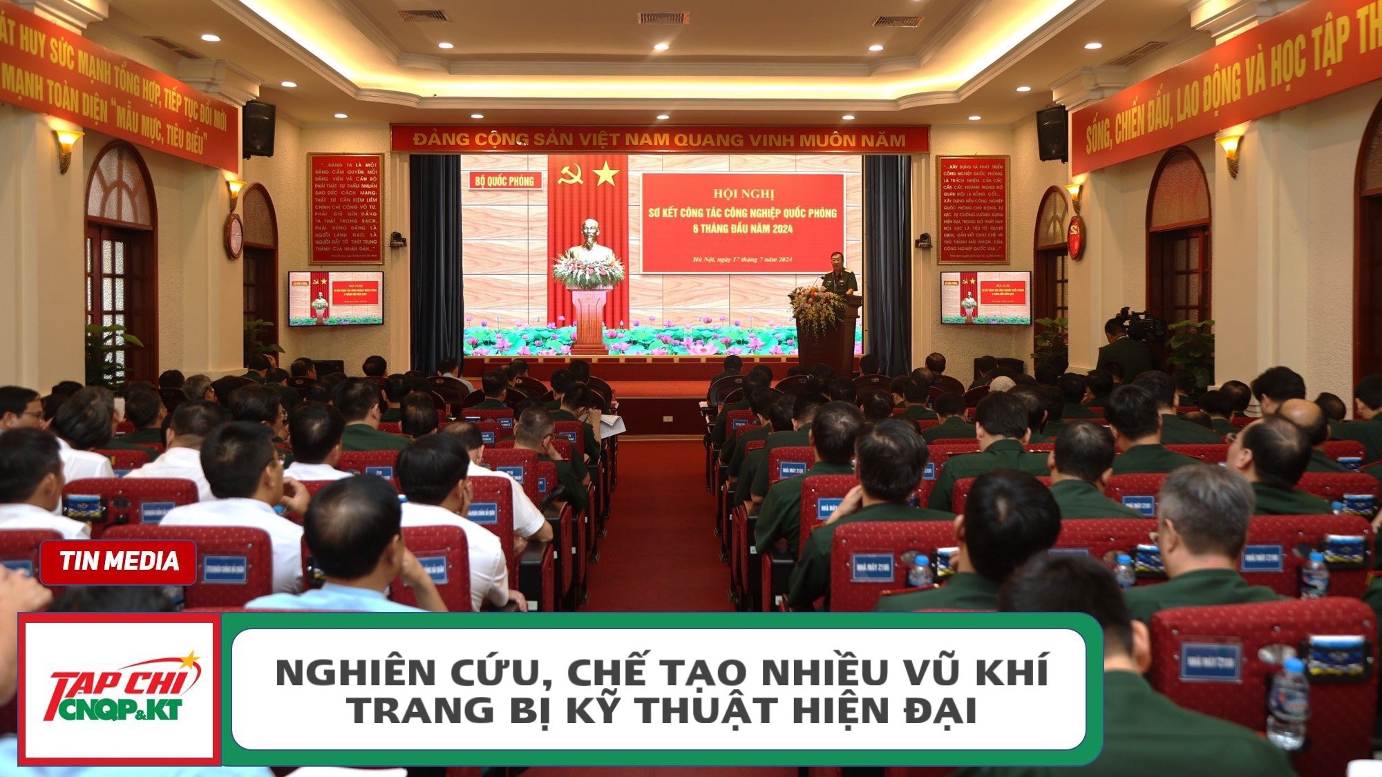 MEDIA - Nghiên cứu chế tạo nhiều vũ khí, trang bị hiện đại