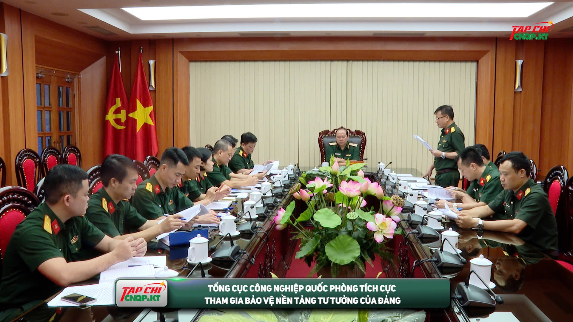 MEDIA - Tổng cục Công nghiệp quốc phòng tích cực tham gia bảo vệ nền tảng tư tưởng của Đảng