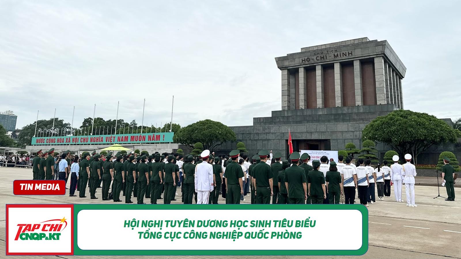 MEDIA - Hội nghị Tuyên dương học sinh tiêu biểu Tổng cục Công nghiệp quốc phòng